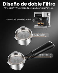 Kit Coffee Maker Pro: cafetera espresso + molino - Vista 4