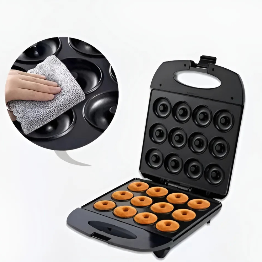 Máquina de Mini Donas Pro — 12 Donas Perfectas en 5 Minutos