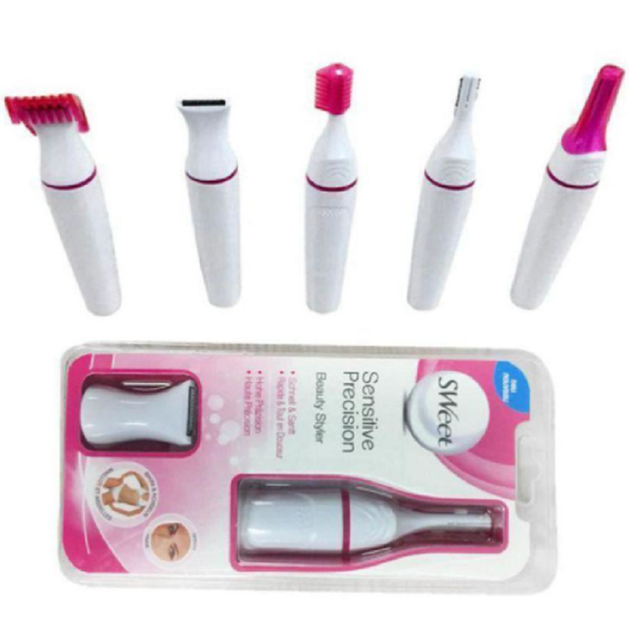 Máquina Depiladora Femenina 5 en 1 — Kit de Belleza Integral