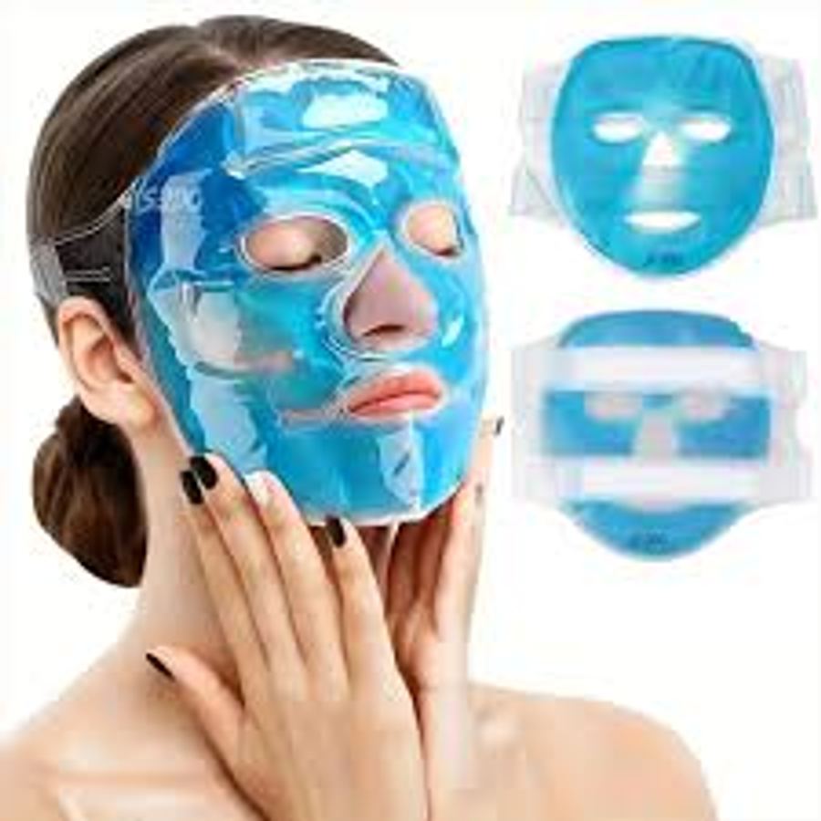 Mascarilla Facial de Gel Dual — Terapia de Frío y Calor para tu Piel