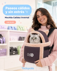 Mochila Calidez Invernal para Mascotas Seguras - Vista 3