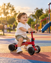 Bicicleta Infantil de Equilibrio 4 Ruedas Antivuelco - Vista 4
