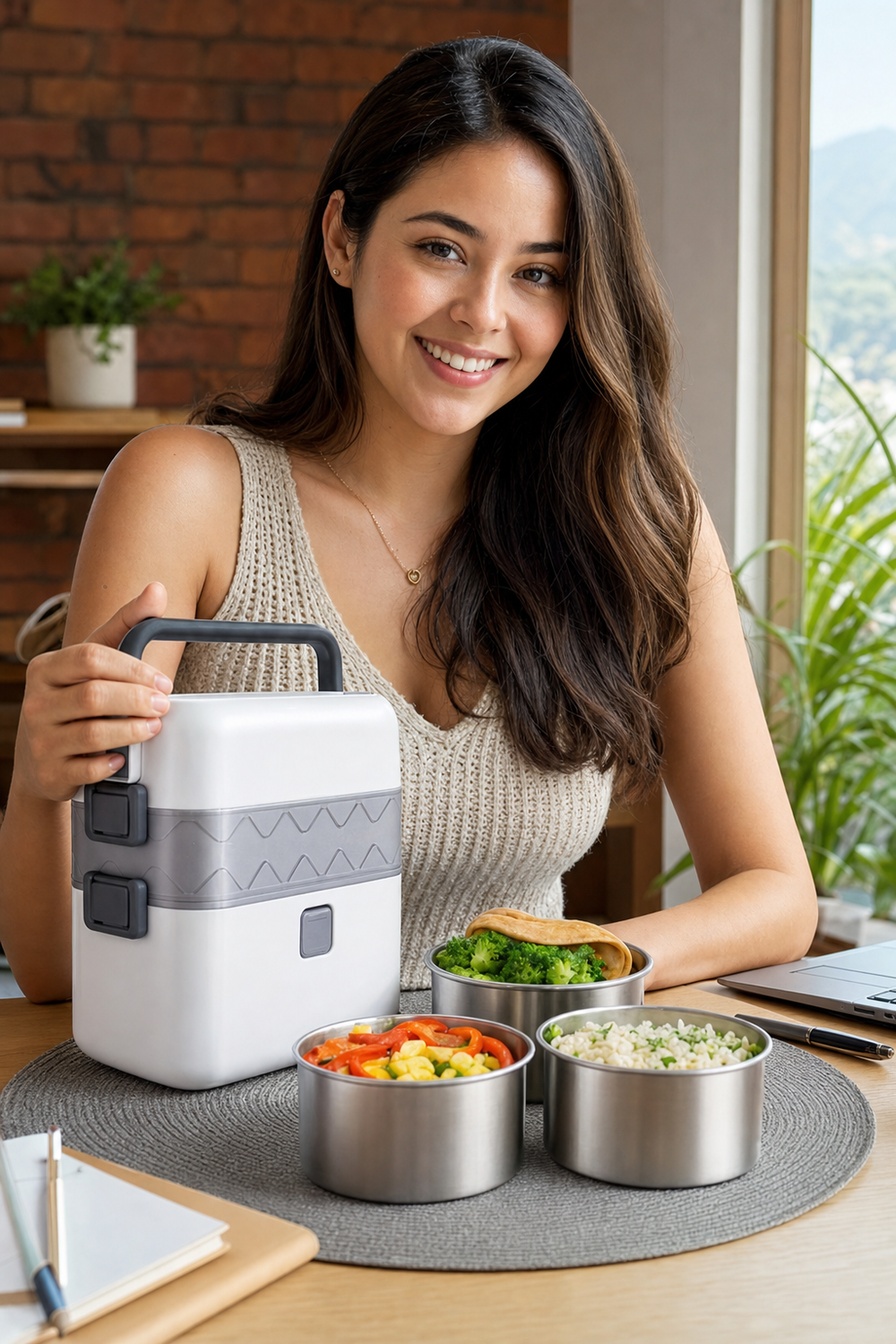 Lonchera Térmica Premium - Comida Perfecta Siempre en uso