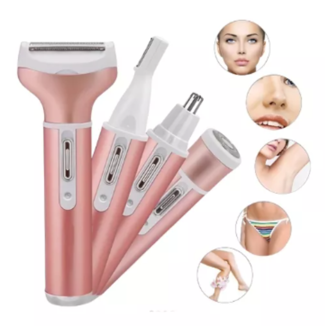 Rasurador Recargable para Mujer — Piel de Seda sin Dolor