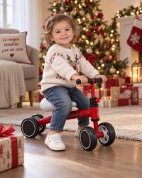 Bicicleta Infantil de Equilibrio 4 Ruedas Antivuelco - Vista 6