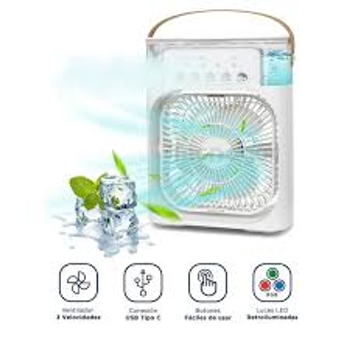 Ventilador Humidificador 2 en 1 — El Clima Perfecto en tu Escritorio
