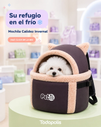 Mochila Calidez Invernal para Mascotas Seguras - Vista 2