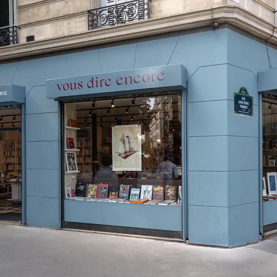 Fa&ccedil;ade de la librairie vous dire encore, boulevard Voltaire Paris 11e