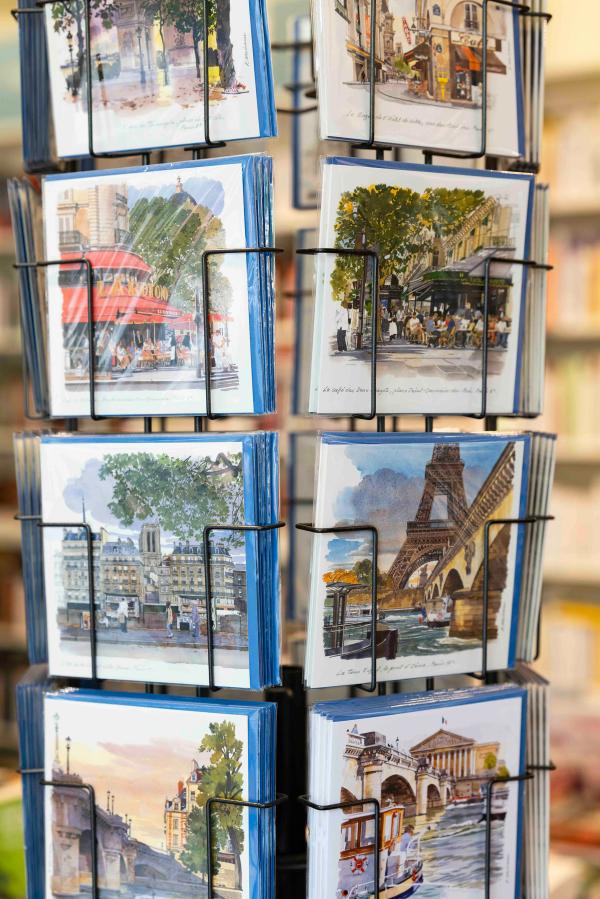 Cartes postales aquarelle de Paris