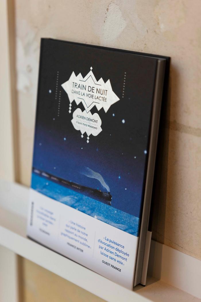Train de nuit dans la voie lactée de Adrien Demont, d'après Kenji Miyazawa
