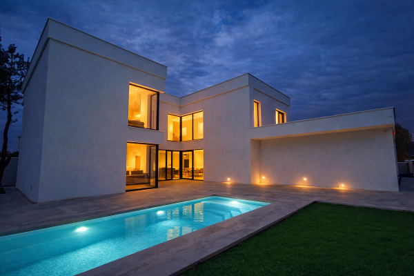 Realizacja — dom jednorodzinny z oknami aluminiowymi