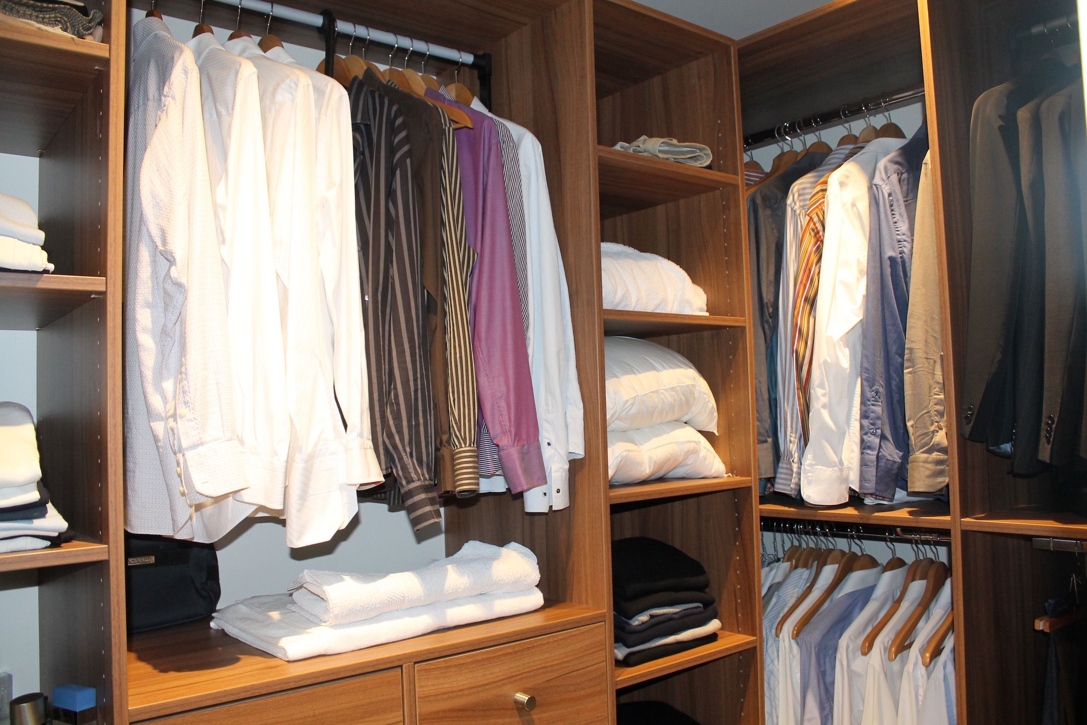 Des dressings aménagés