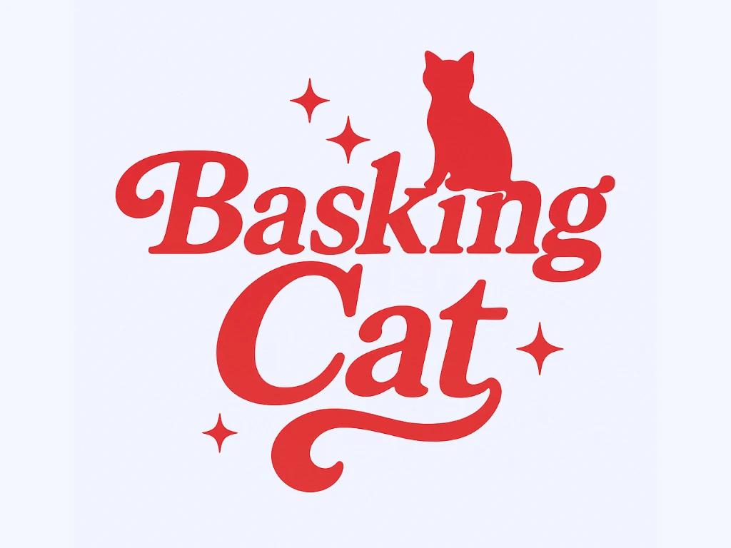 Basking Cat logotype design