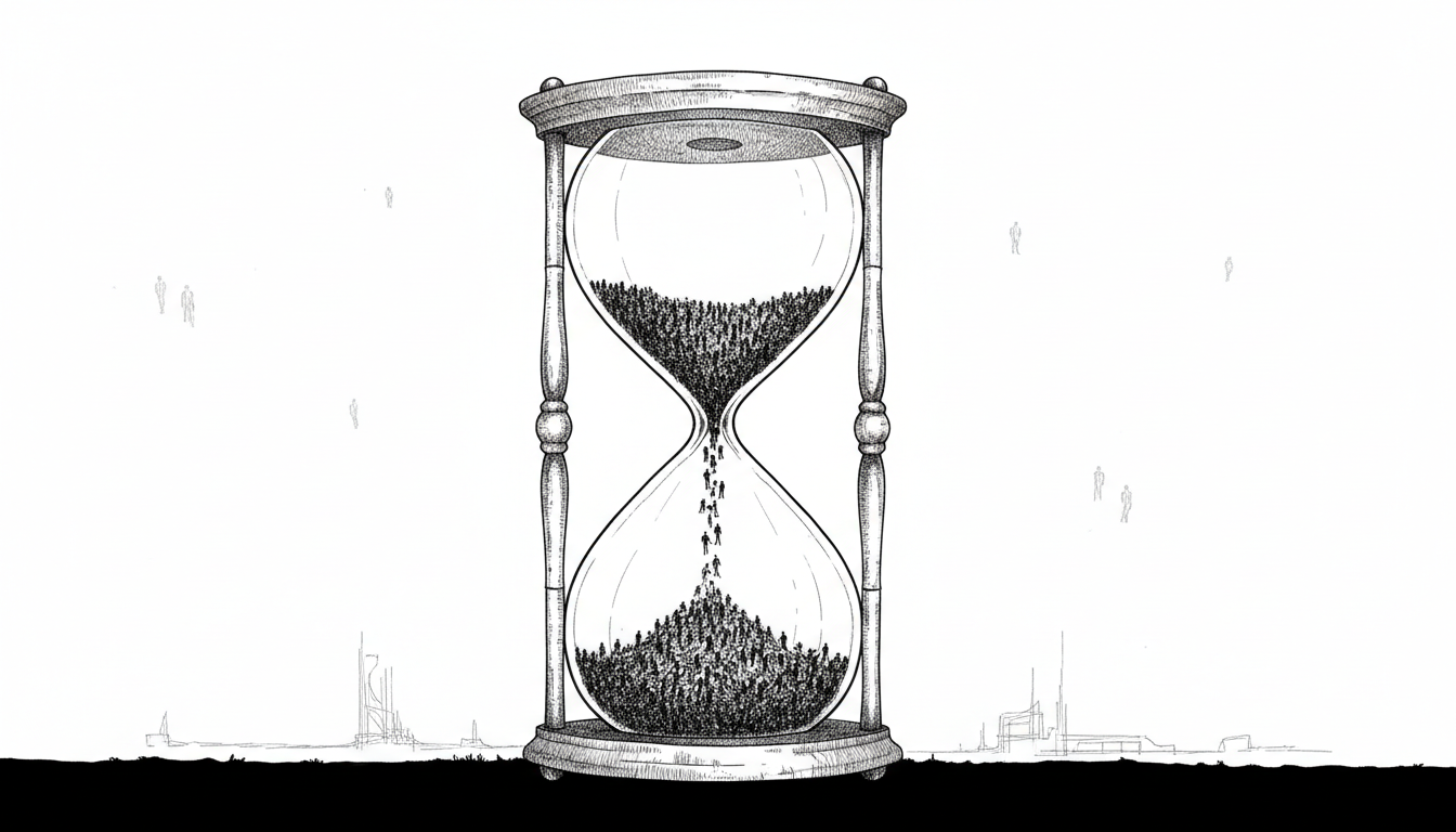 Editorial illustration representing the real cost of a slow website in lost enquiries