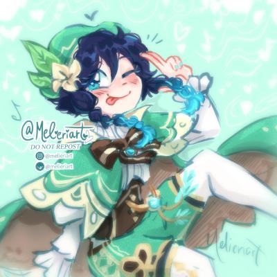 Venti The Bard (˶˃𐃷˂˶)