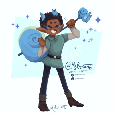 Gus as his palisman ᯓ★
