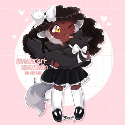 [VGEN COMM] Full Render Chibi ˚.⋆