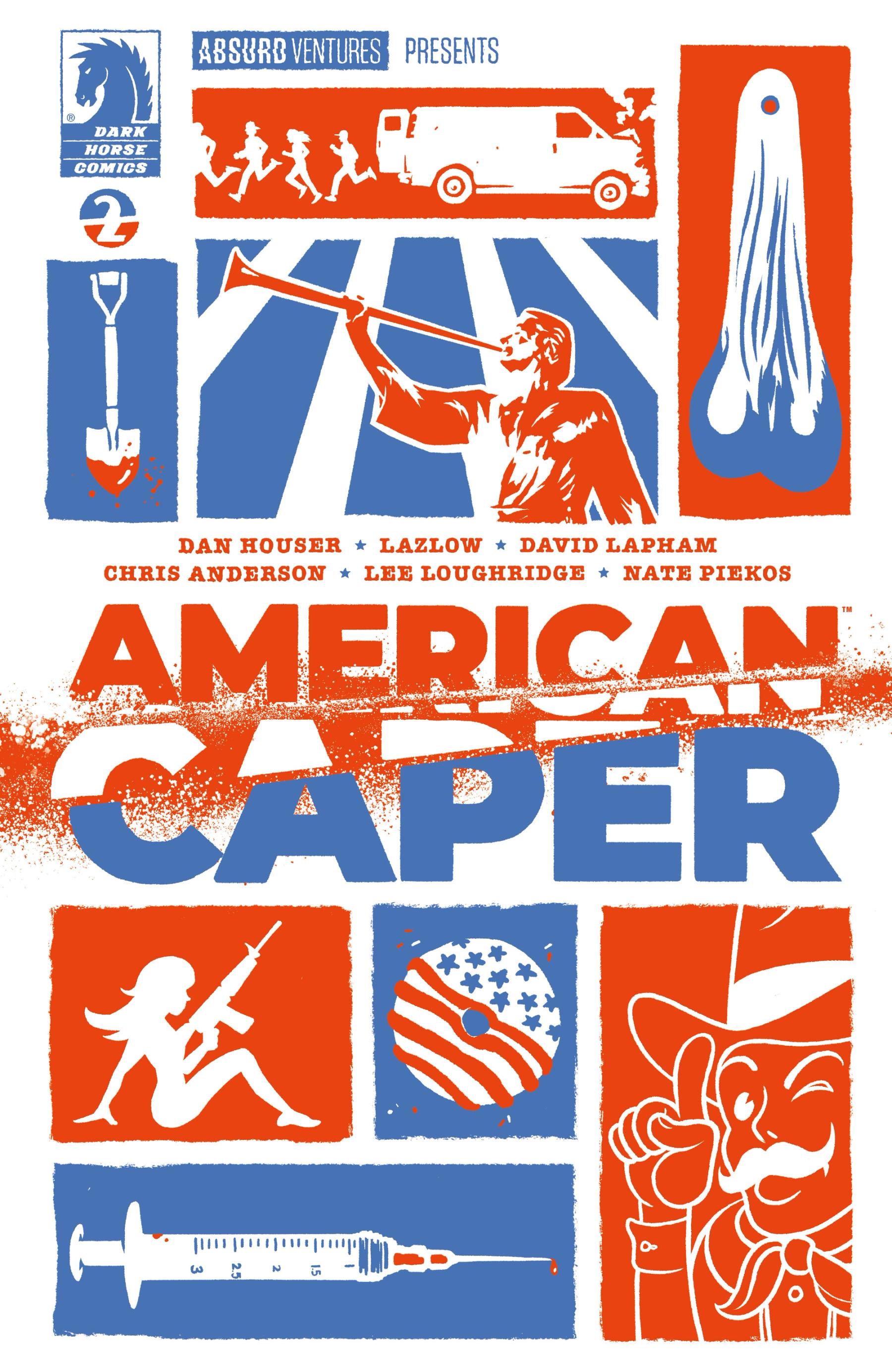 American Caper Issue #2 Cover A by Tyler Boss