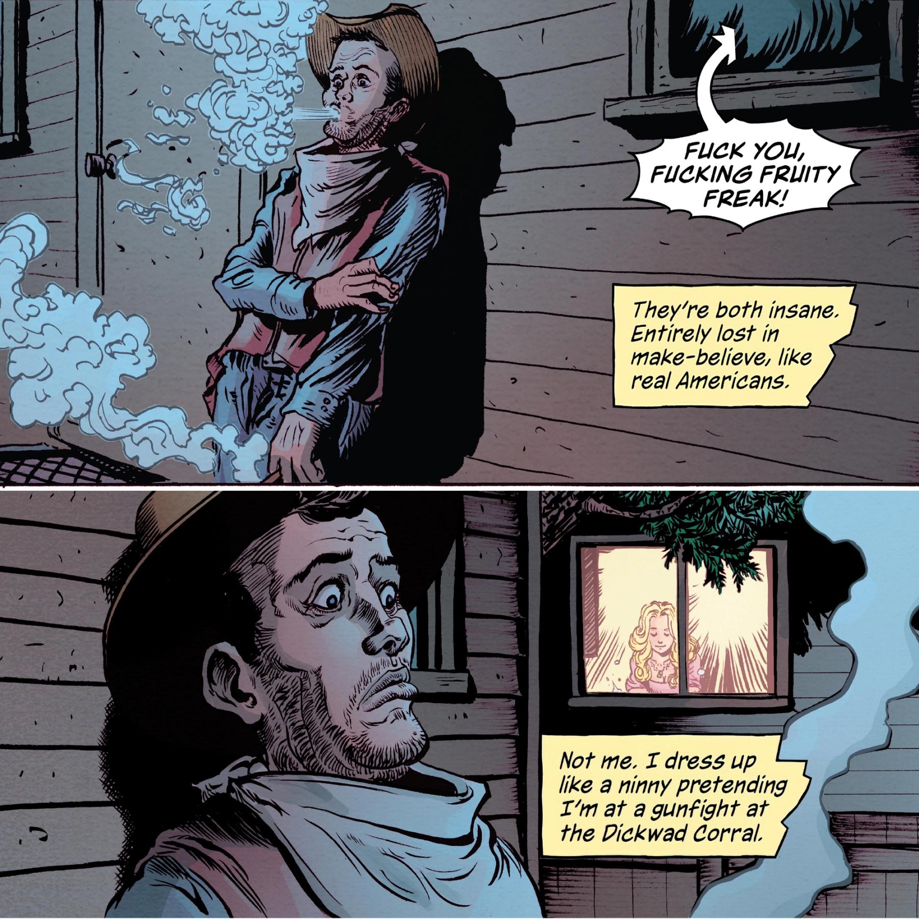 A page from American Caper featuring William Hamilton