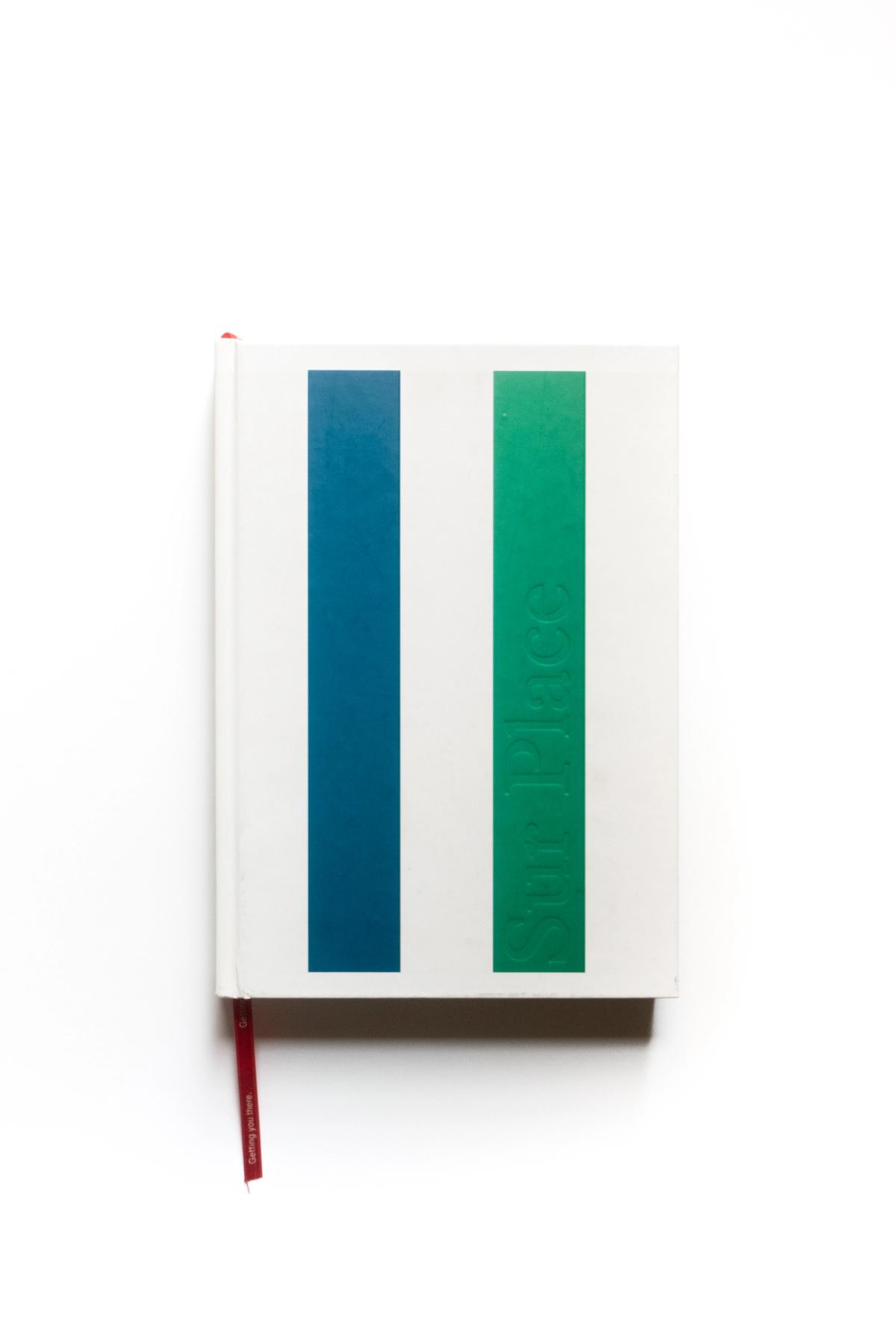 Front cover of Sur Place, designed by Irma Boom Office