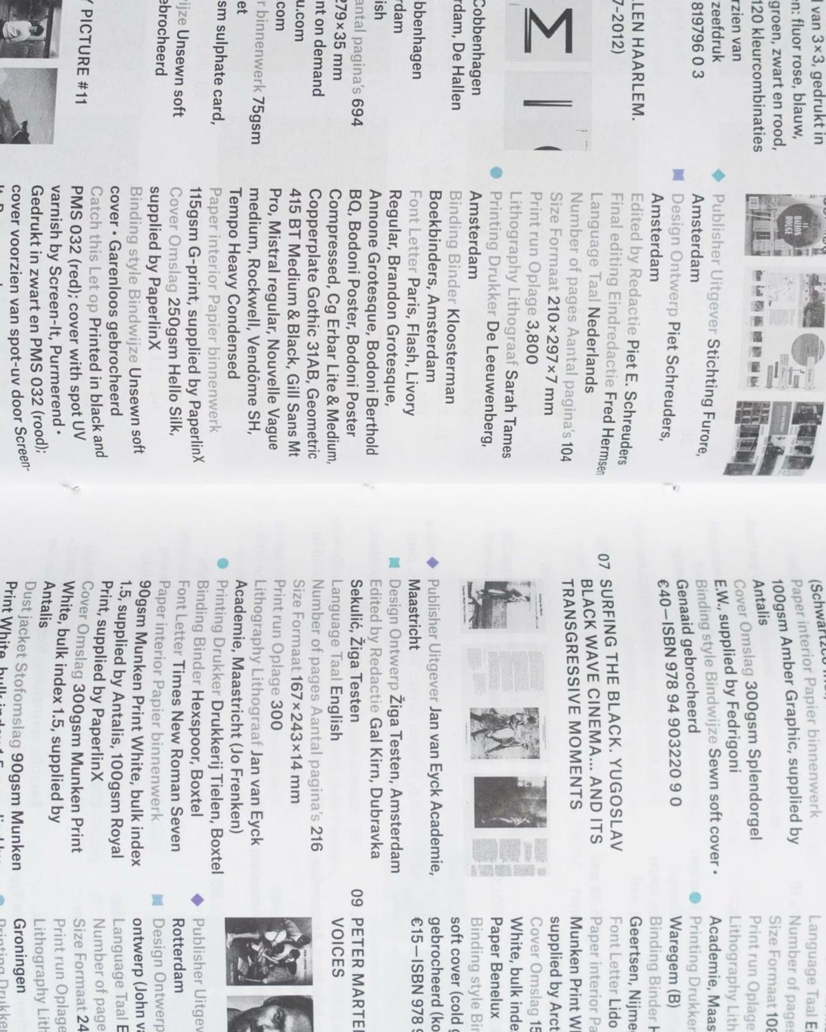 De Best Verzorgde Boeken 2012 – interior spread 4