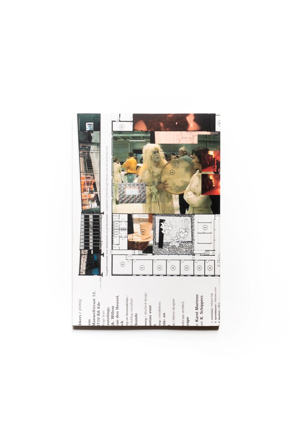 Back cover of Verslag van de opening van de nieuwe vestiging van Veenman Drukkers in Ede op 20 maart 1998