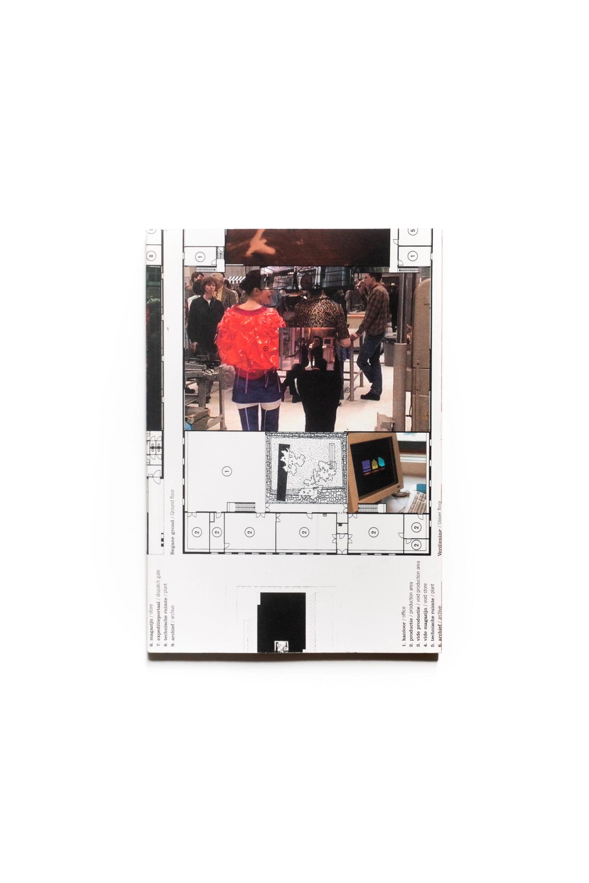 Front cover of Verslag van de opening van de nieuwe vestiging van Veenman Drukkers in Ede op 20 maart 1998, designed by Karel Martens