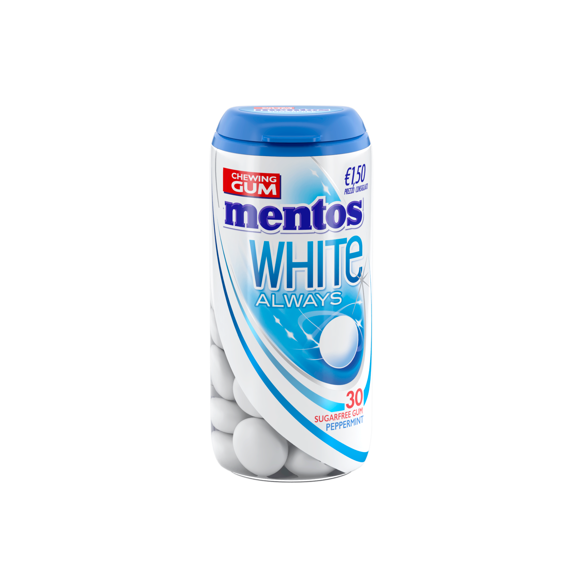 Mentos White Always Pocket Bottle Peppermint 