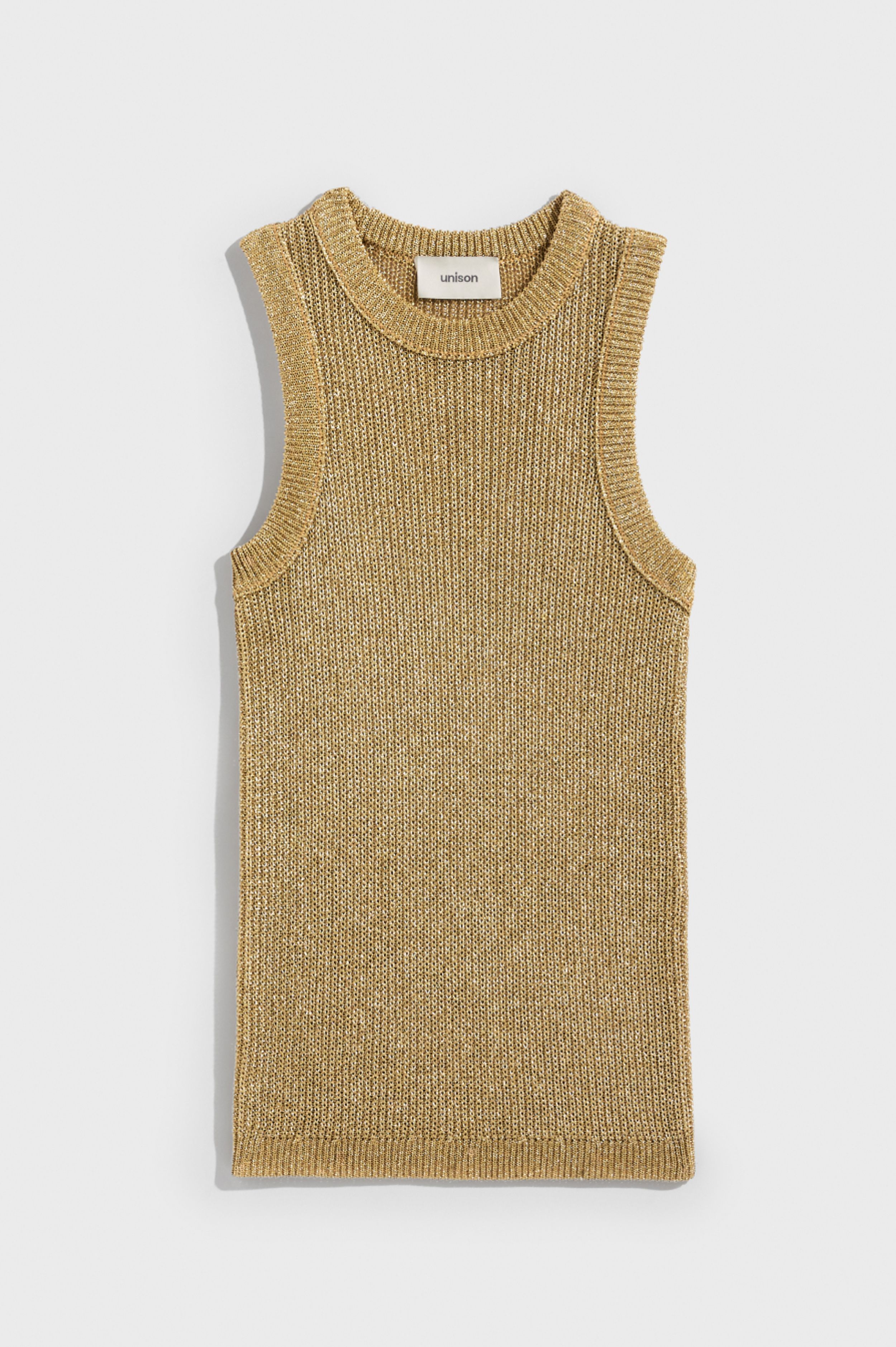 Metallic Knit Tank