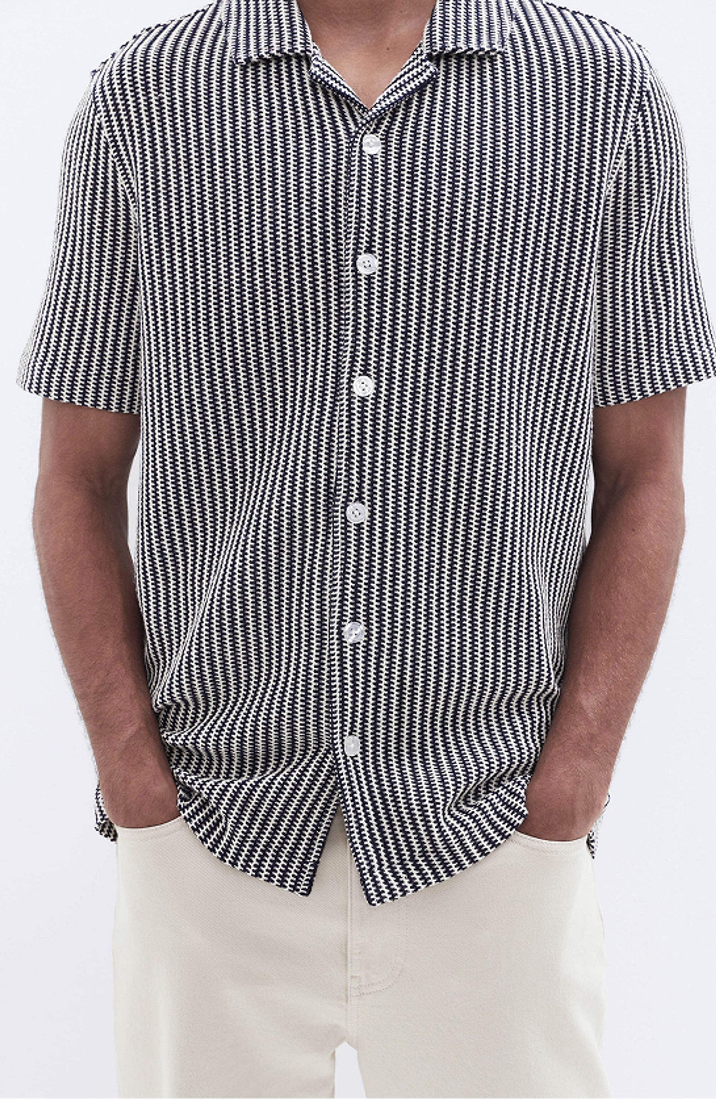 Herringbone Stitch Button Thru
