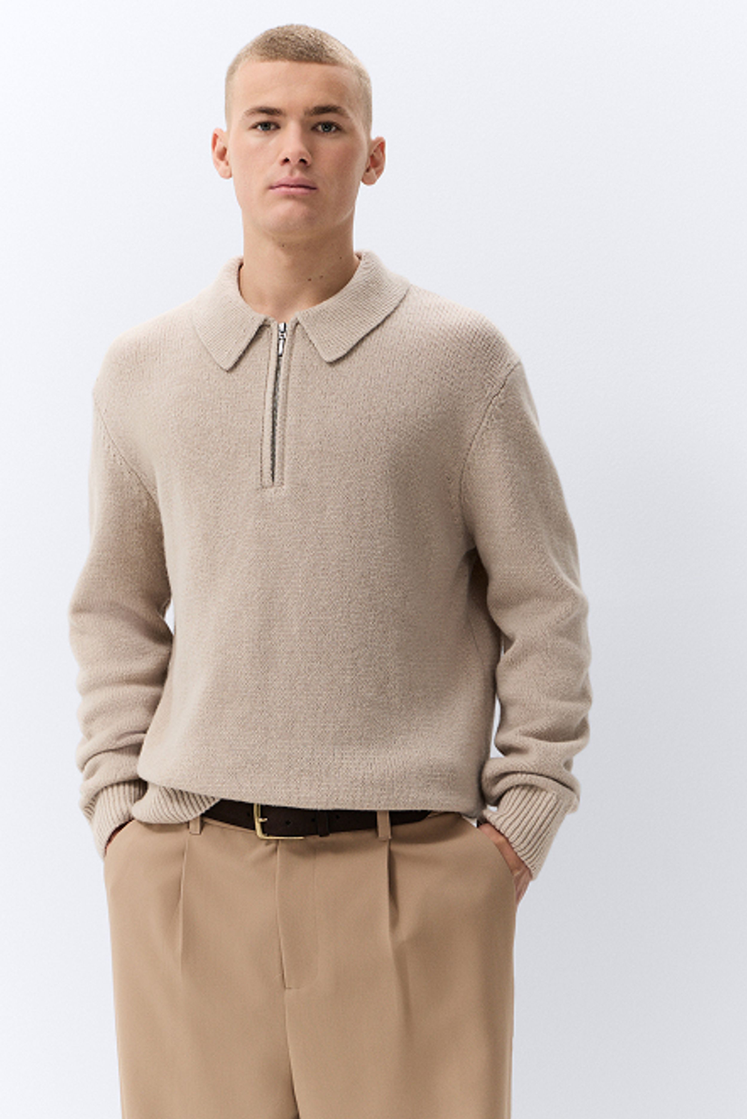 Merino Wool Polo