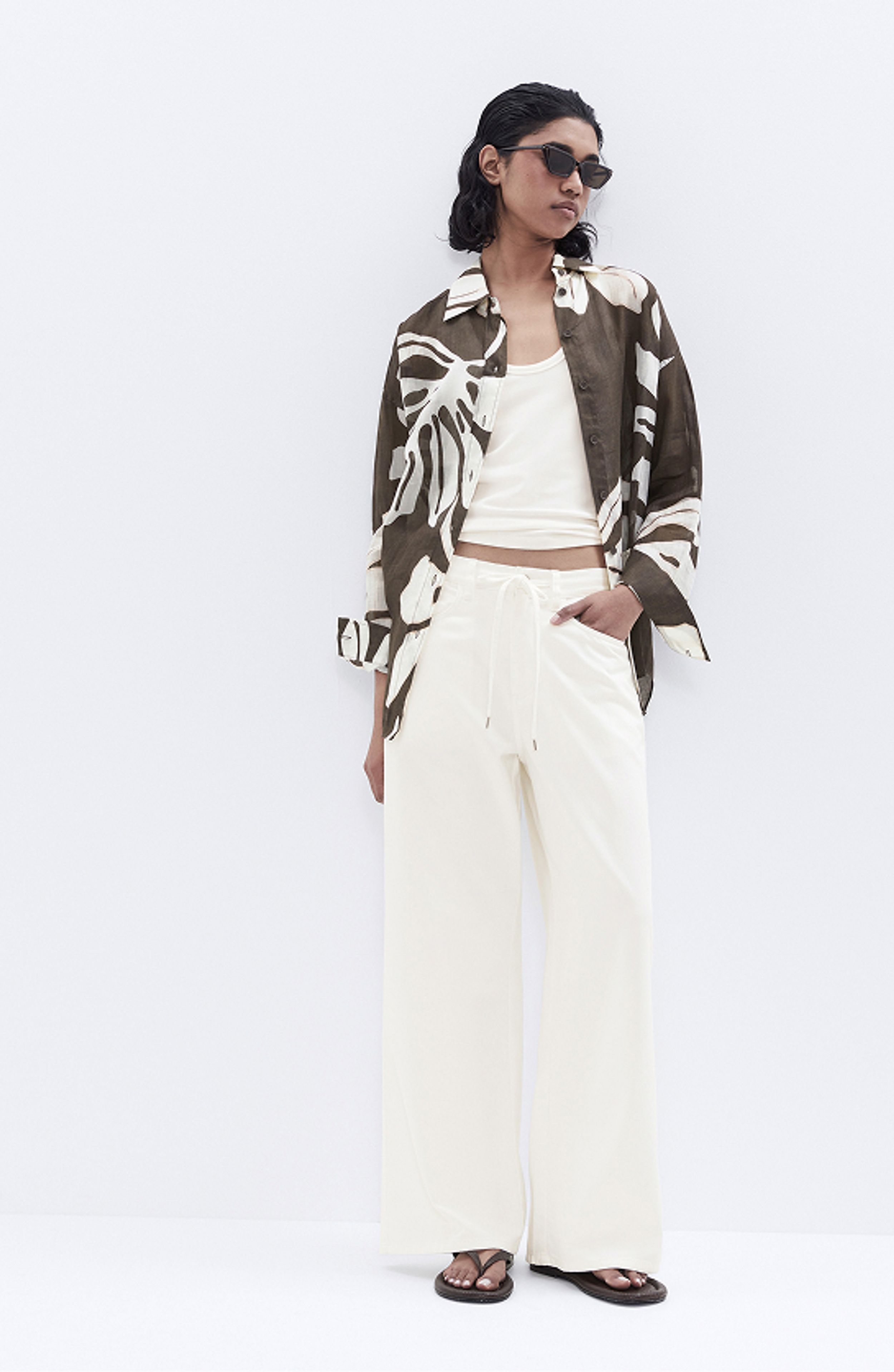 Oversized Ramie Shirt