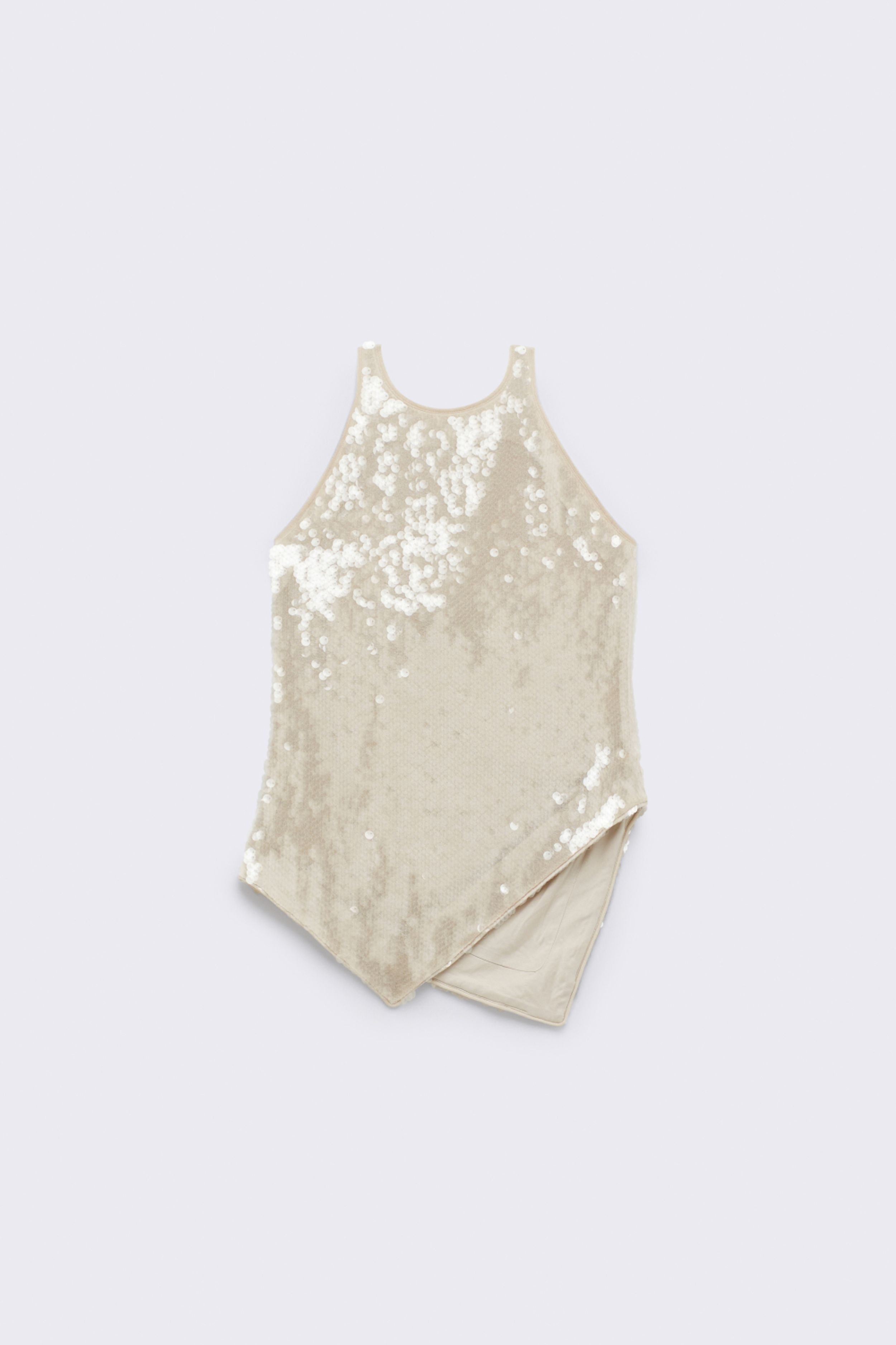 Sequin Halter Top