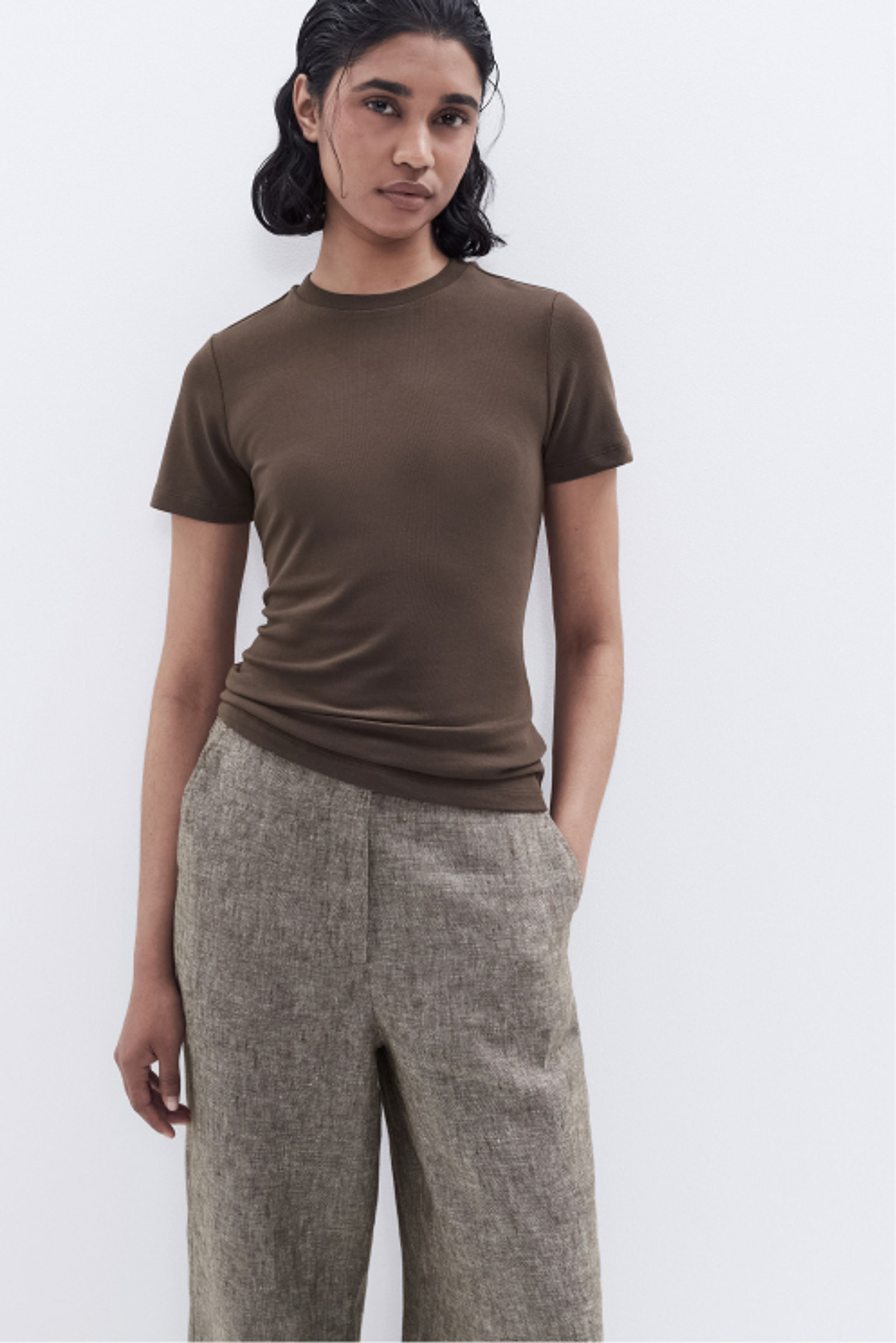 Aus Cotton Fitted Tee