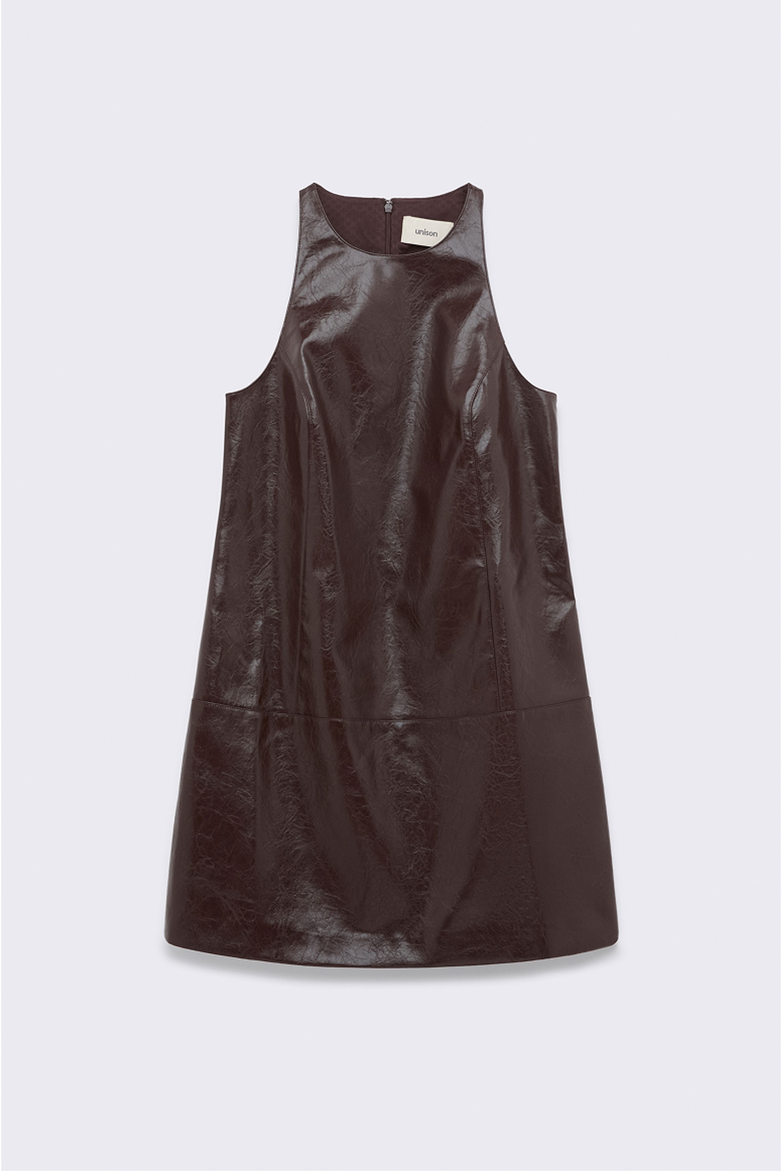 Patent Shift Dress