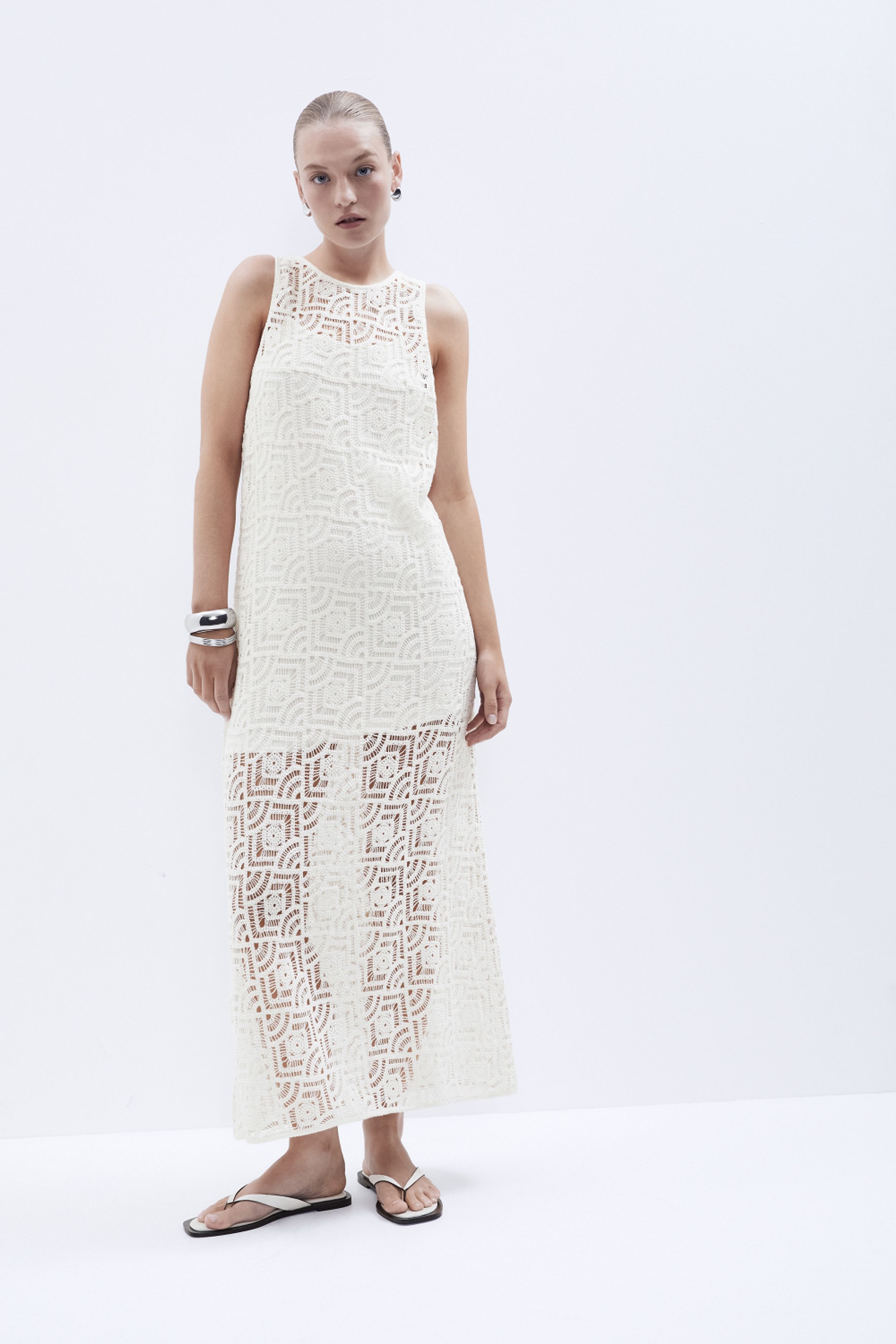 Macrame Maxi Dress