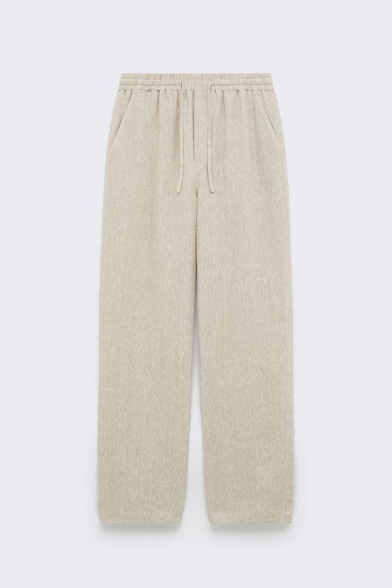 Linen Pull On Pant