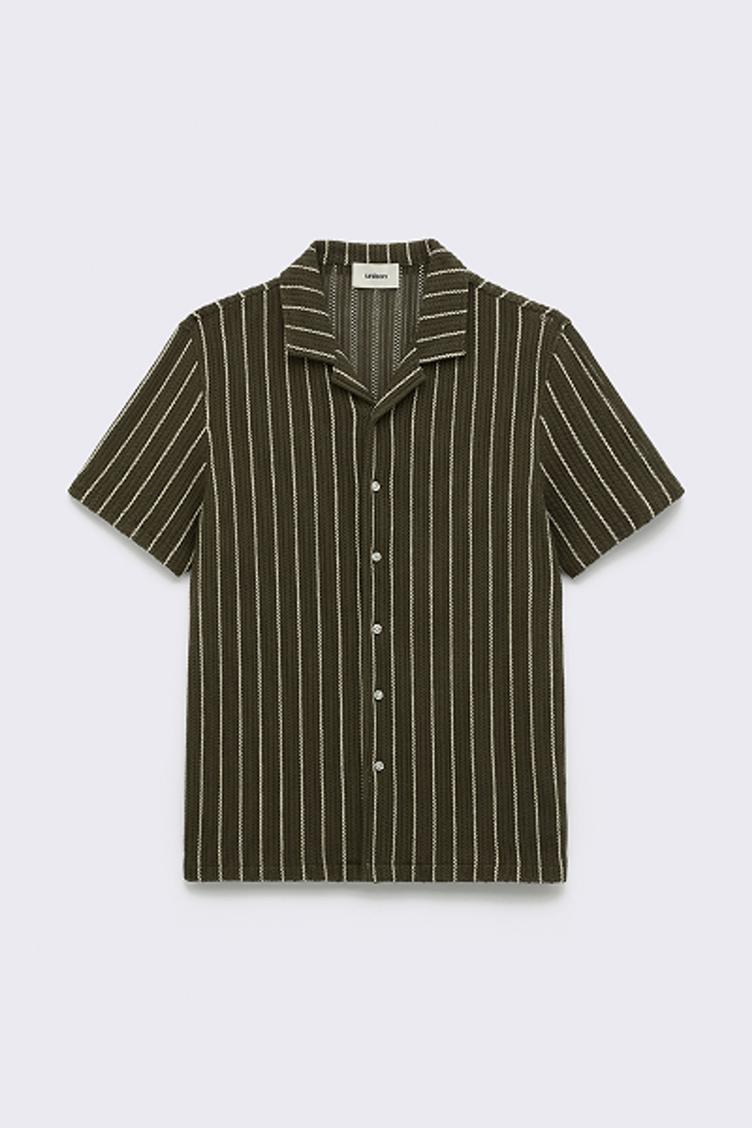 Crochet Textured Resort Shirt