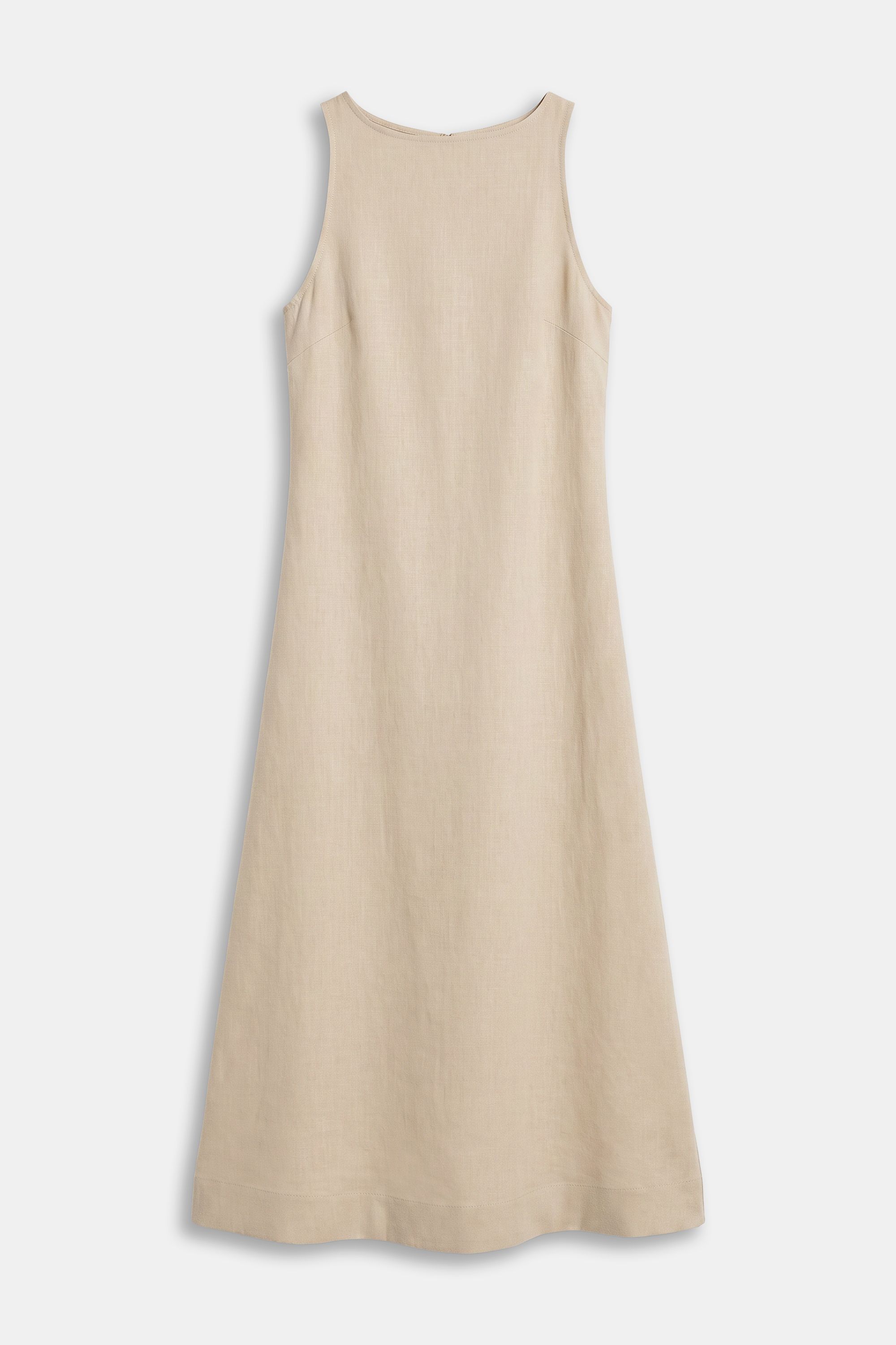 Linen Sleeveless Maxi Dress