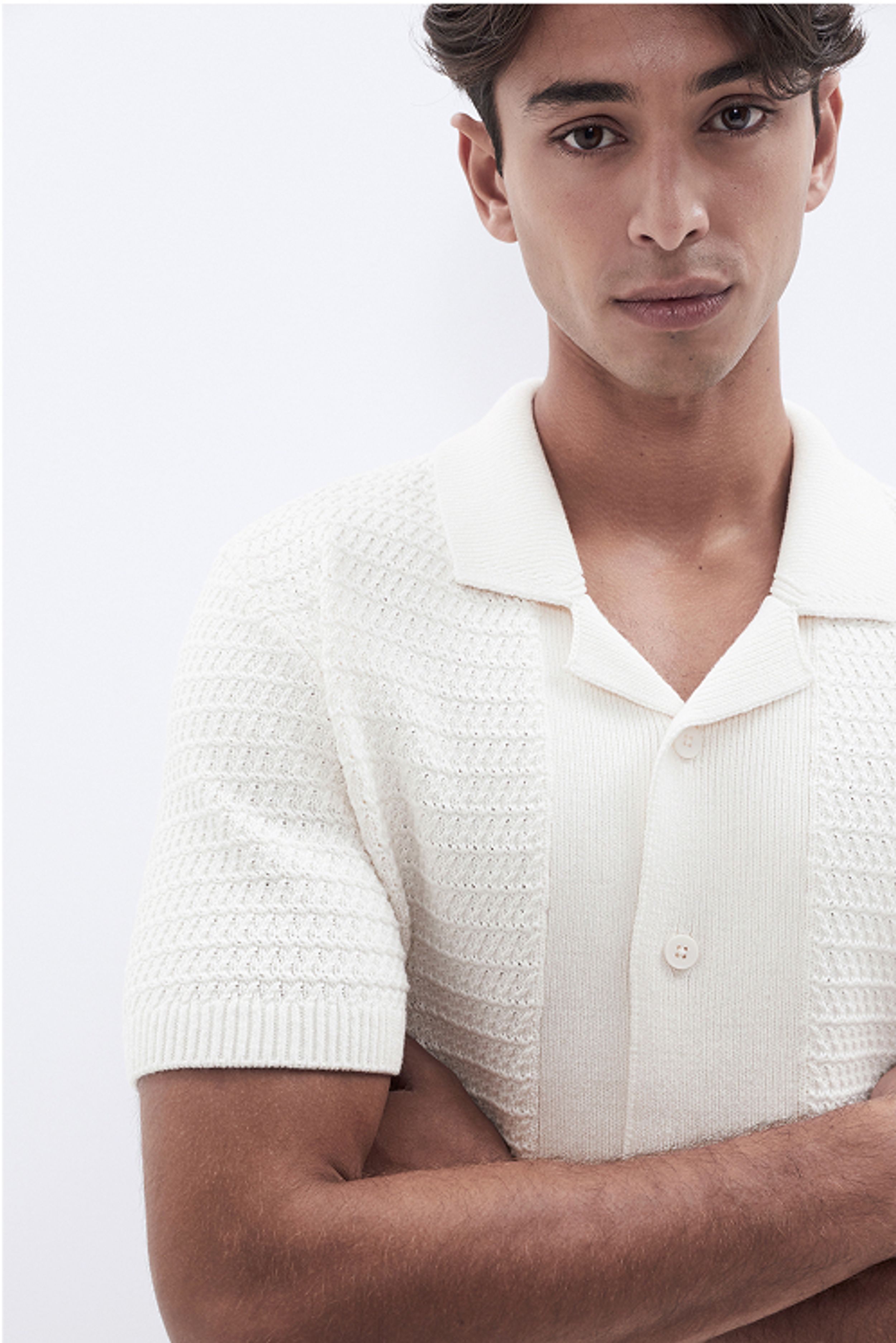 Ripple Stitch Button Thru