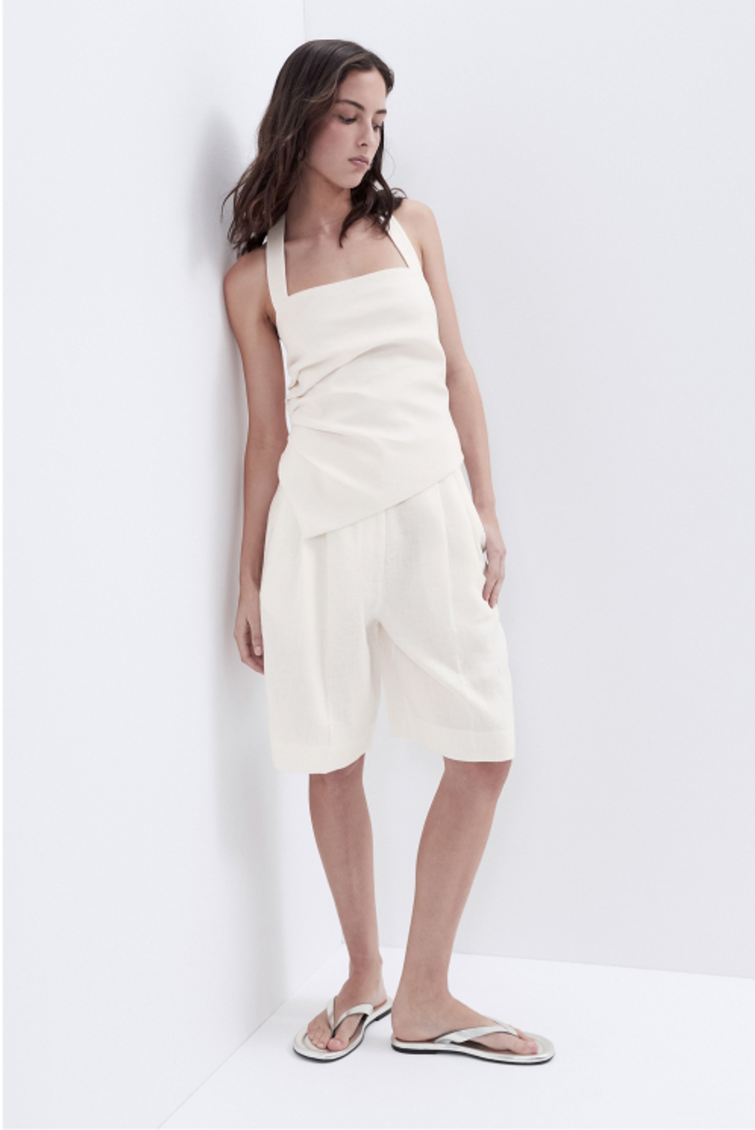 Linen Halter Top