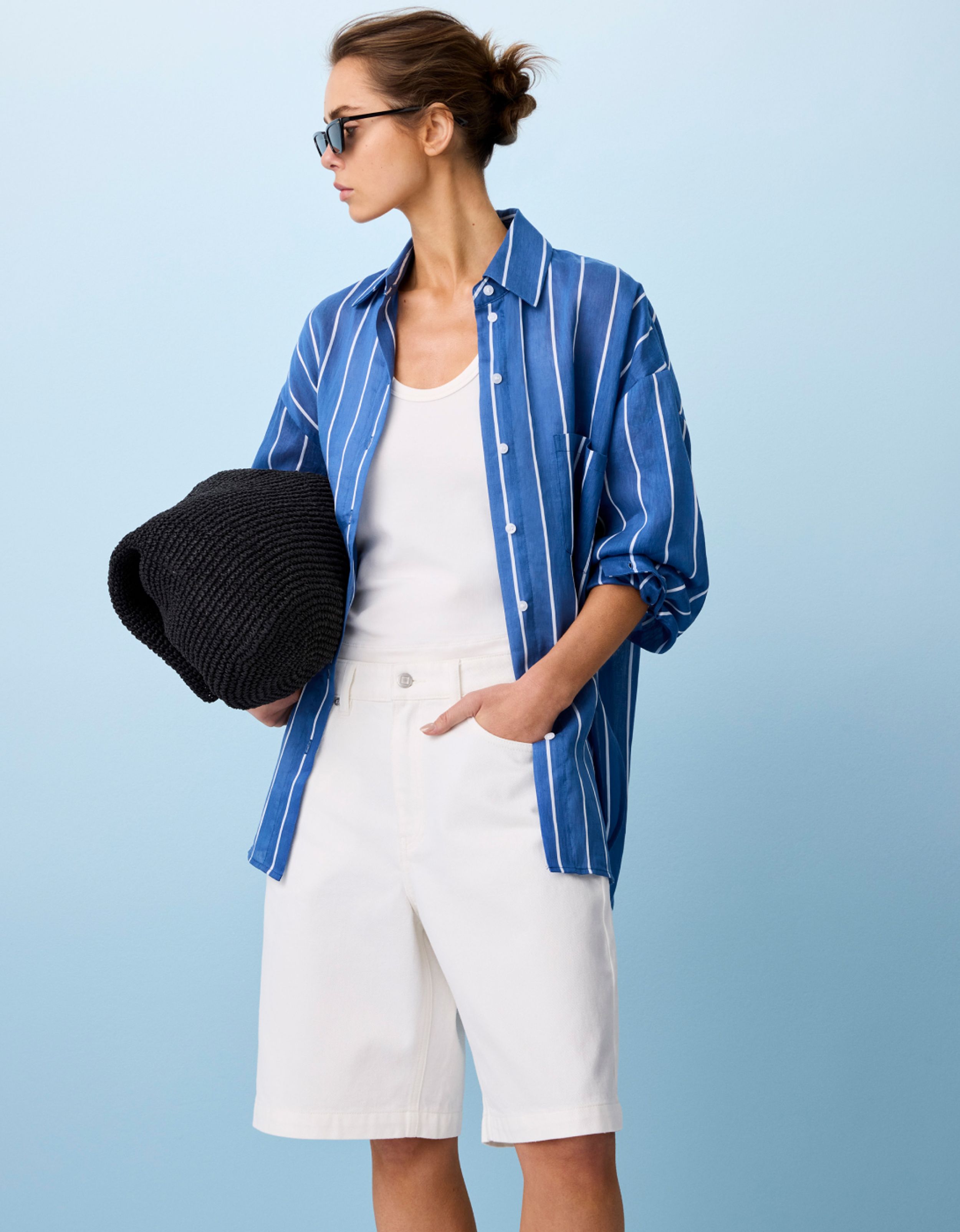 Stripe Oversized Shirt