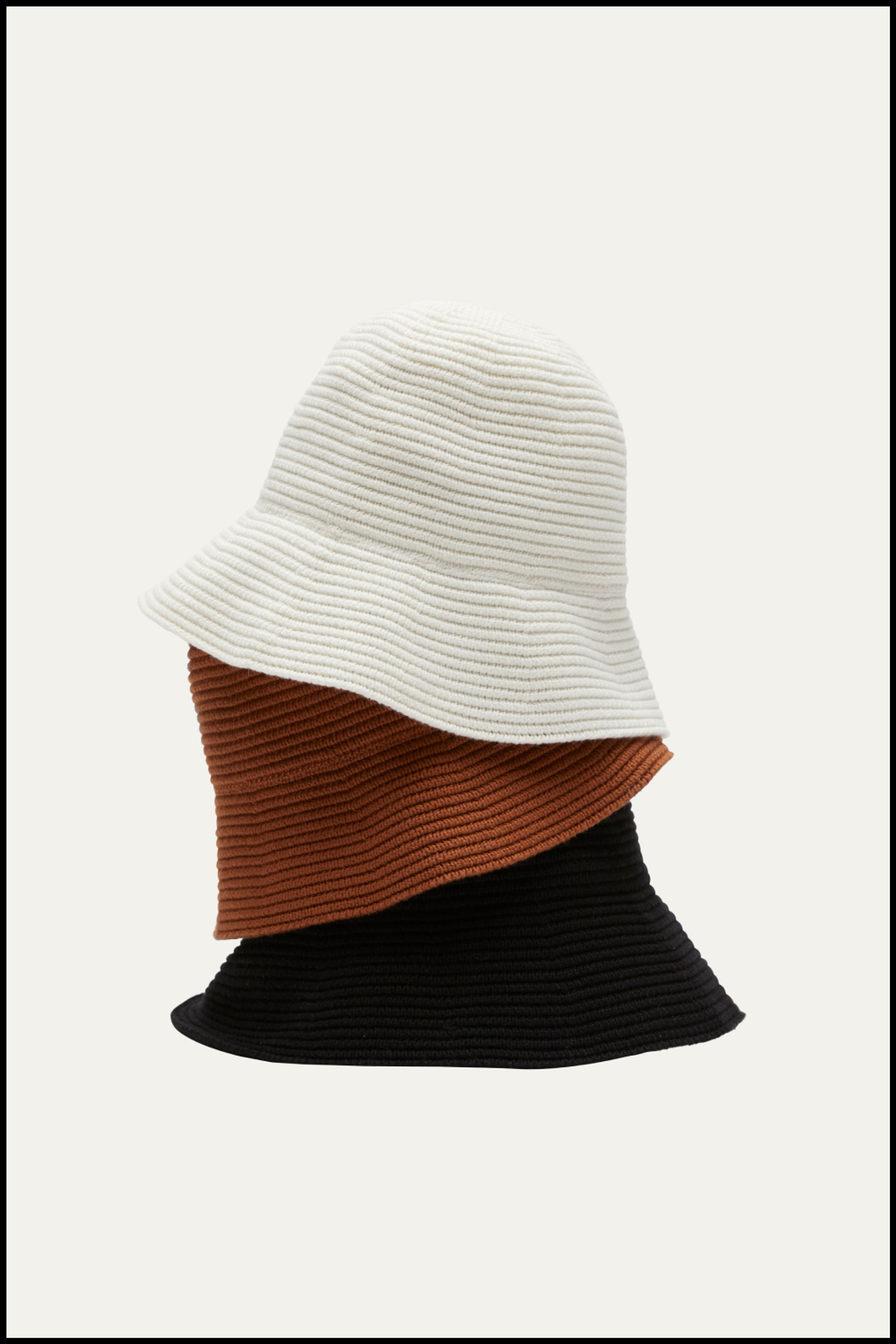 Crochet Textured Bucket Hat