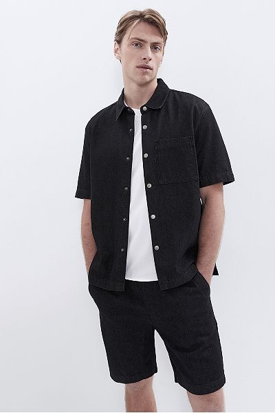 Oversized Denim S/S Shirt