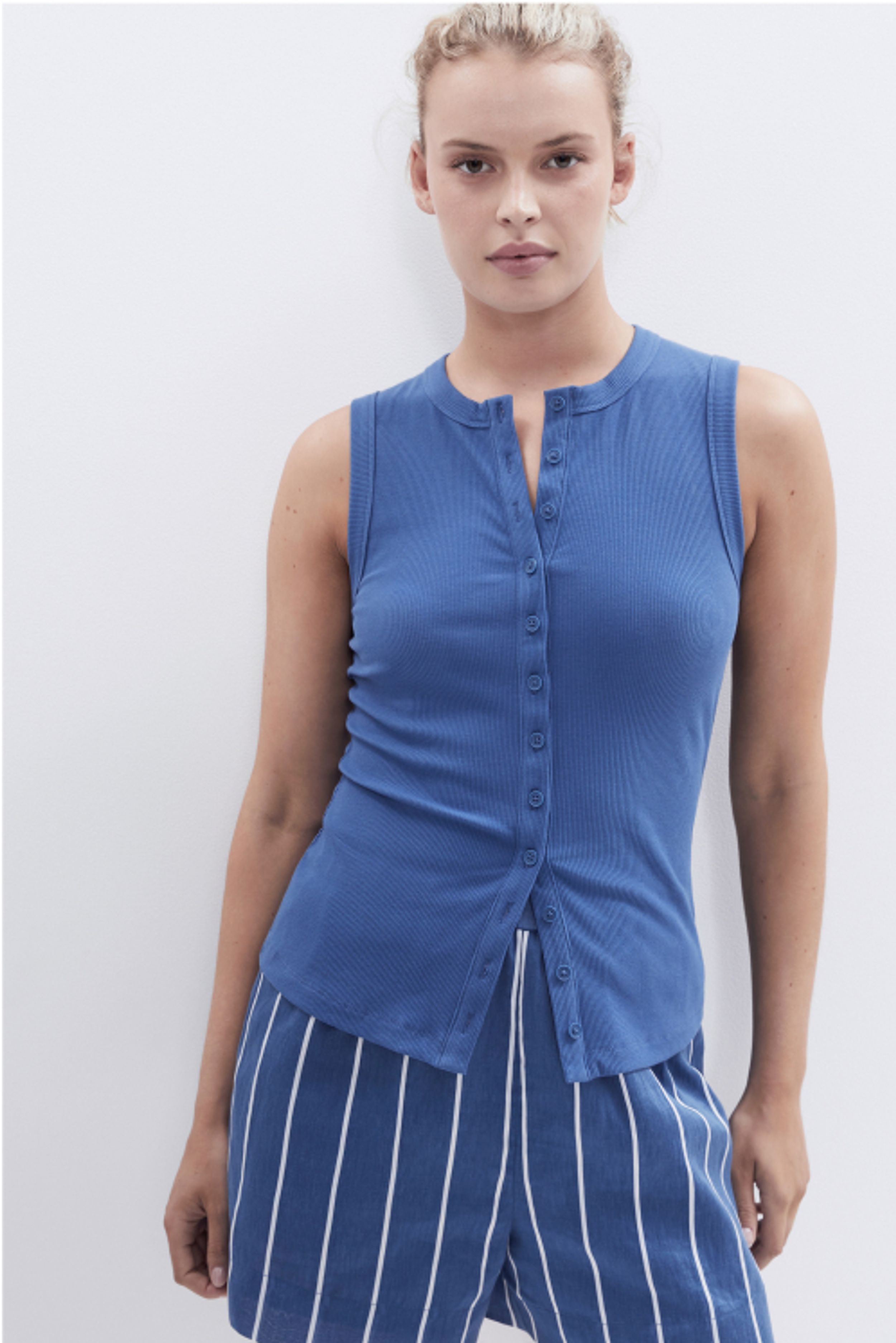 Button Through Top
