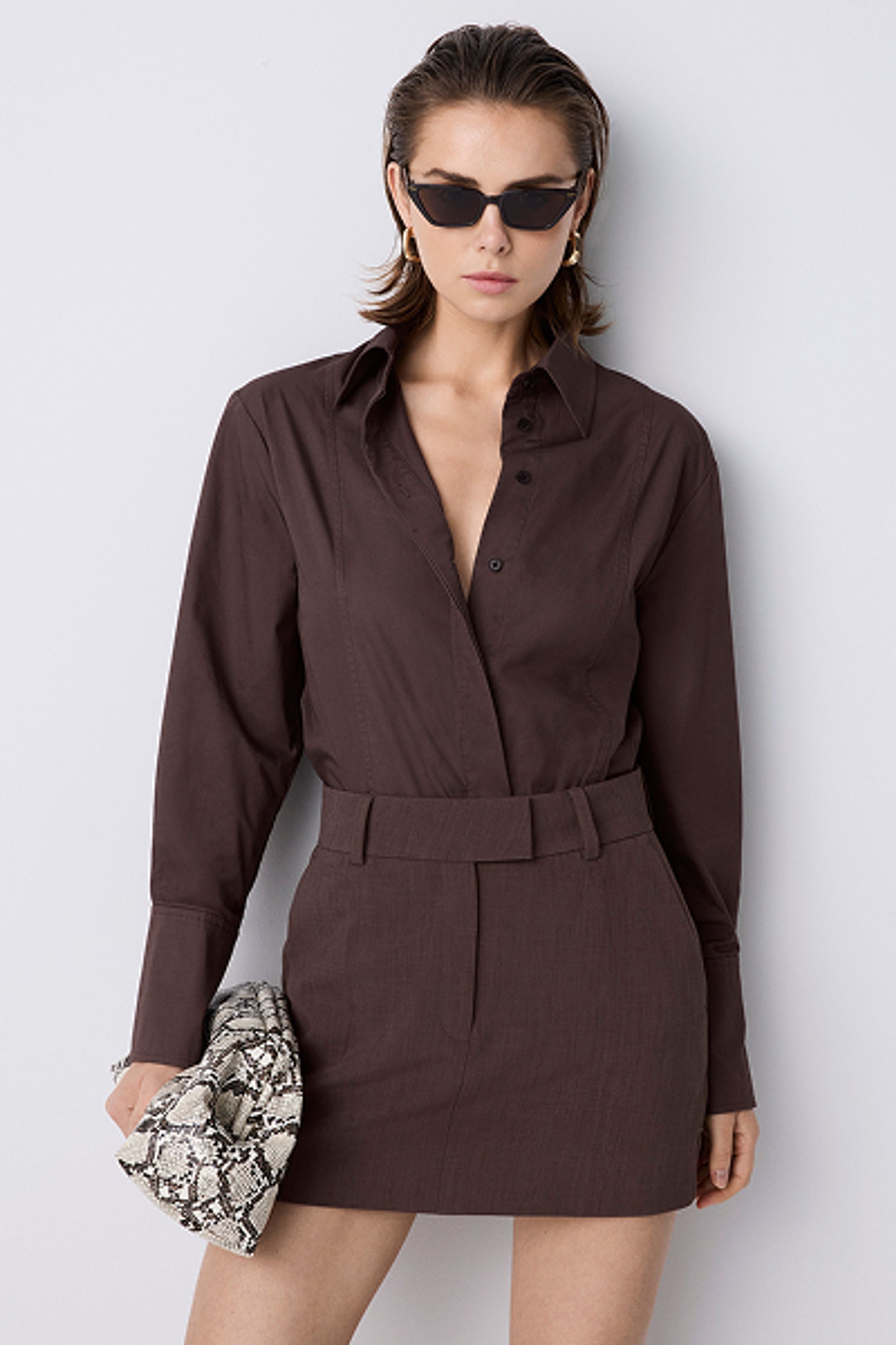 Tailored Mini Skirt