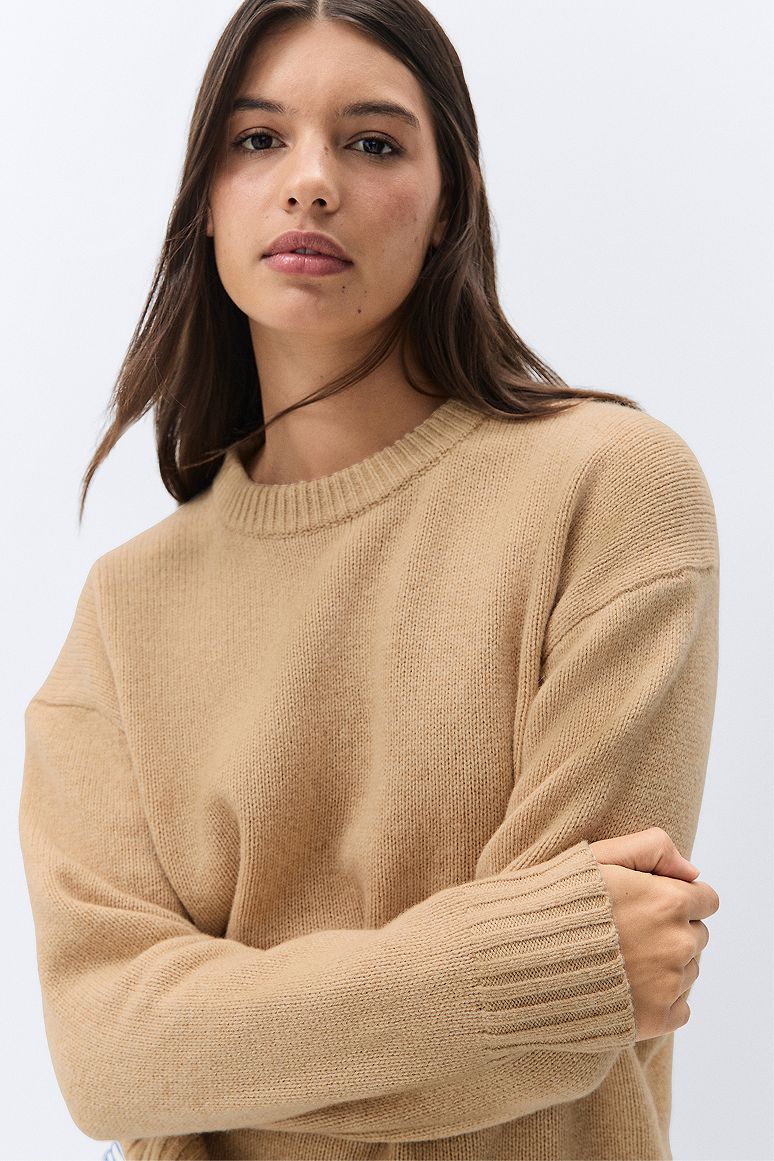 Merino Wool Crew Neck Knit
