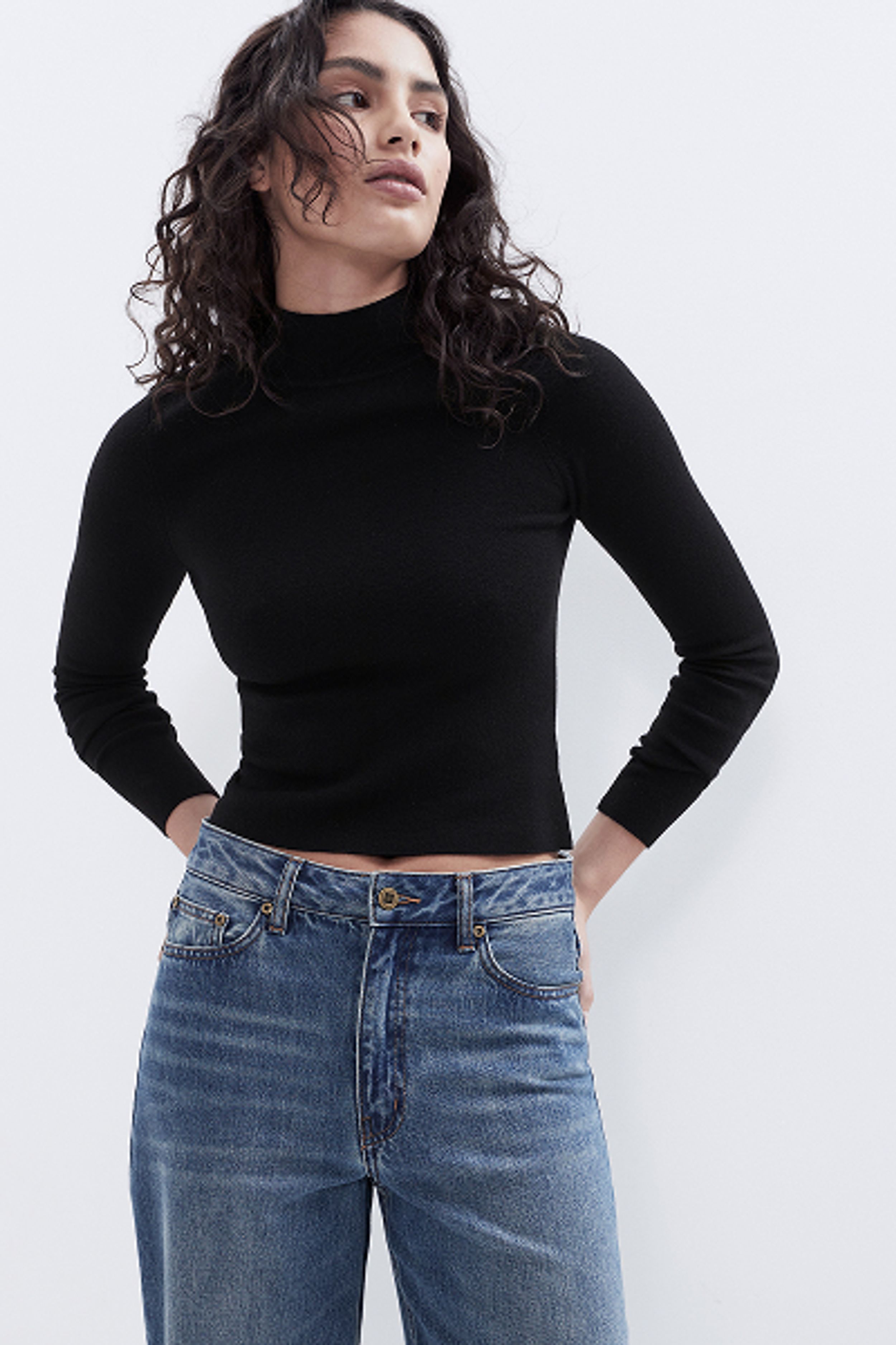 High Neck Milano Knit