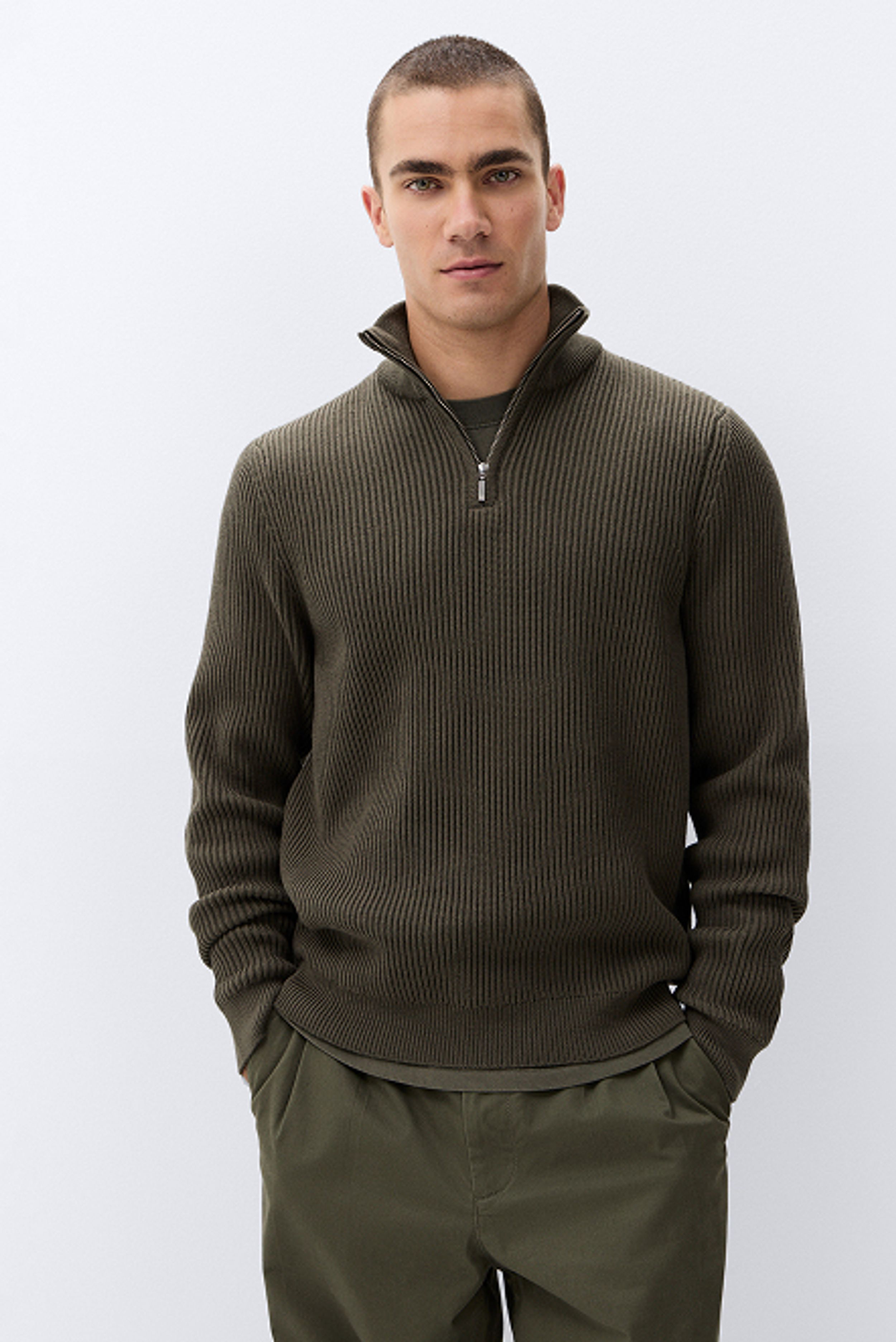 Half Zip Knit