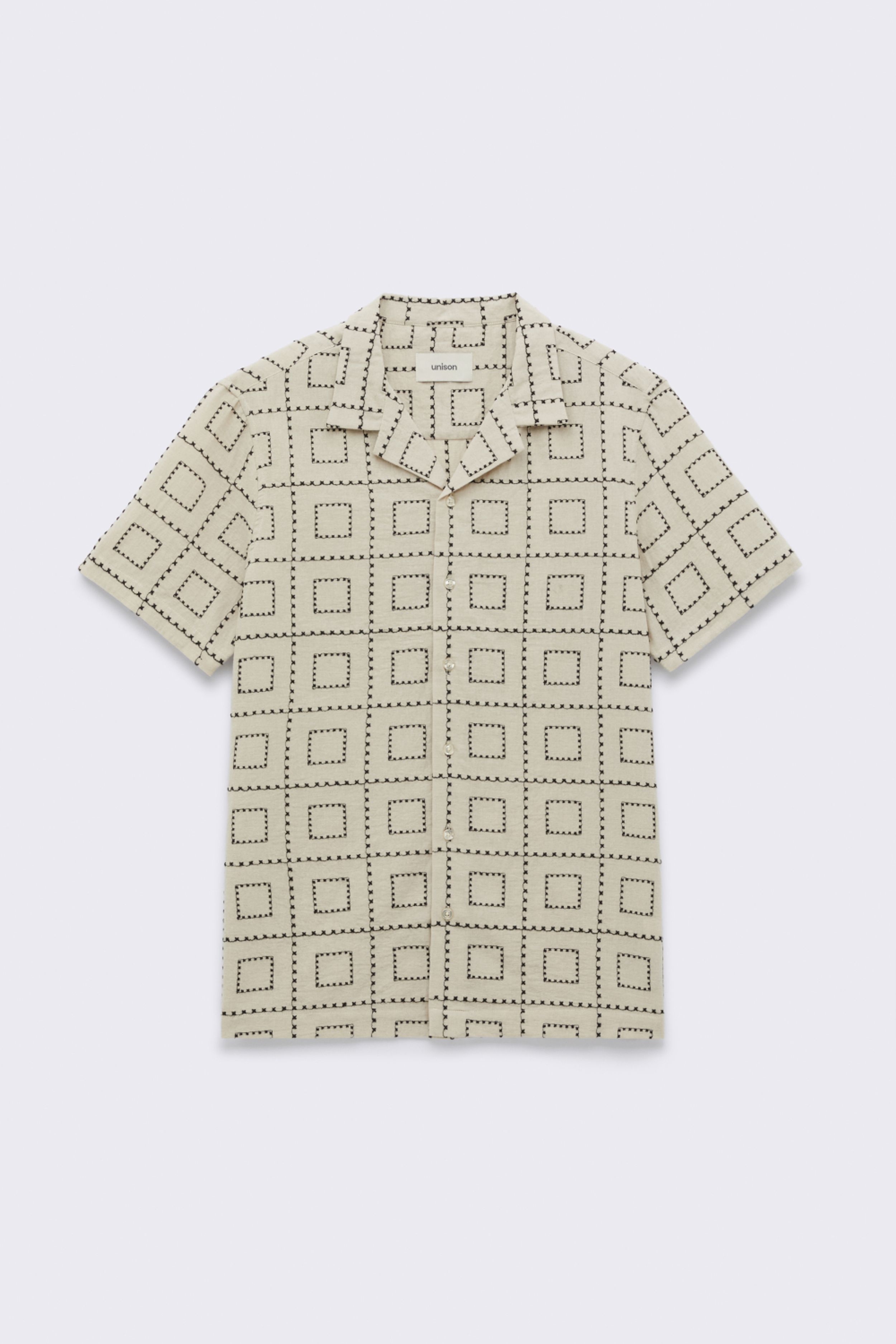 Embroidered S/S Regular Fit Shirt